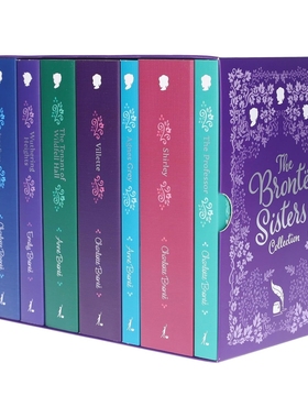 预售 英文原版 勃朗特姐妹全套 7本书套装 儿童章节书7岁+ The Brontë Sisters Collection (Cherry Stone)
