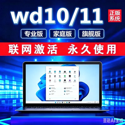 Win10专业版密钥Widos11永久激活码w11家庭中文版7旗舰版秘钥重装