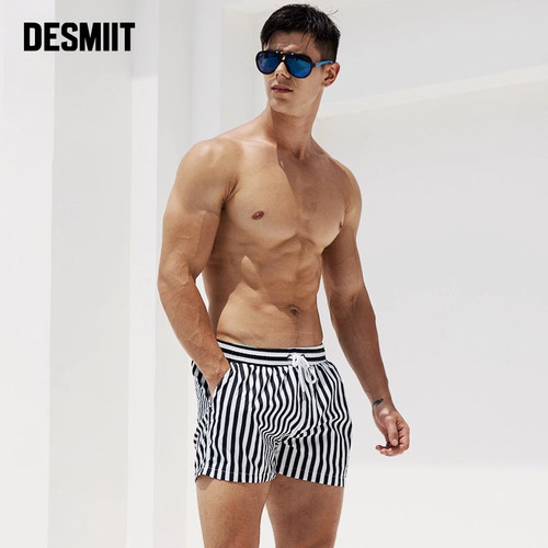 desmiit男士可下水沙滩运动短裤