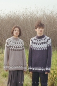 歌 Vitatha番塔塔 听风 冰岛费尔岛情侣套头毛衣文艺中性宽松