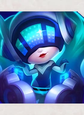 league of legends国际服DJ娑娜琴女手办头像 官方正品美服代购
