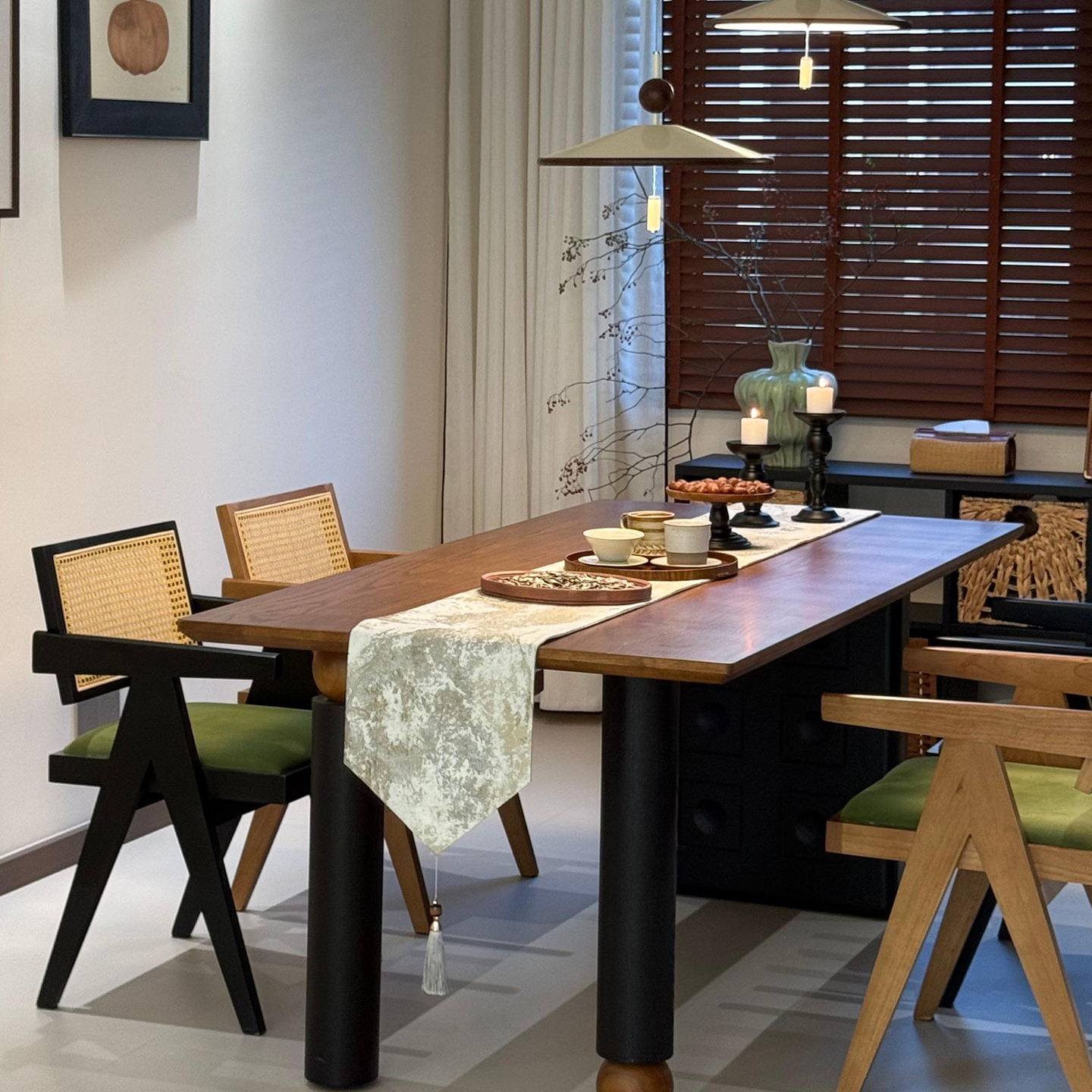 【新品】卡霍基亚桌旗高级感轻奢法式北欧氛围感防水茶台几布