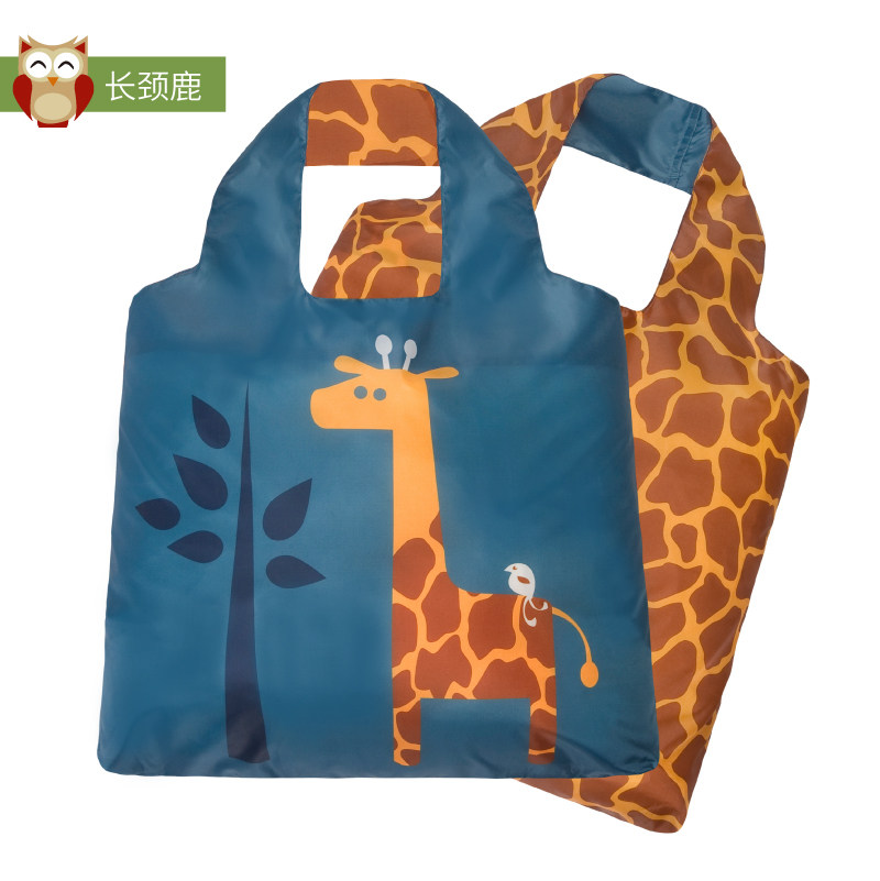 大容量防水购物袋折叠环保袋春卷包单肩手提收纳袋便携简约旅行袋