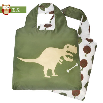 大容量防水购物袋折叠环保袋春卷包单肩手提收纳袋便携简约旅行袋