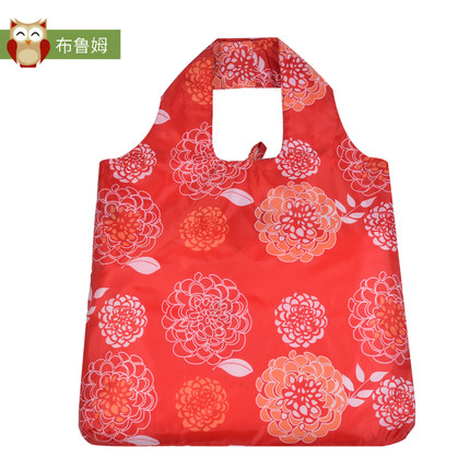 大容量防水购物袋折叠环保袋春卷包单肩手提收纳袋便携简约旅行袋