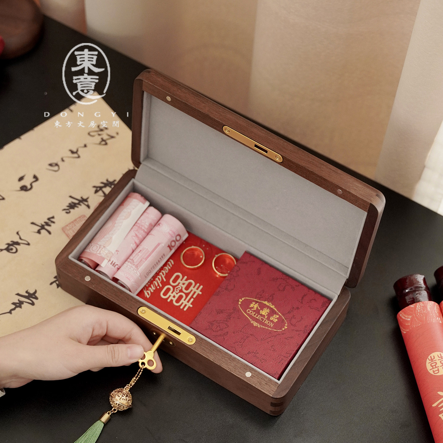 彩礼盒订婚高级新中式风礼盒