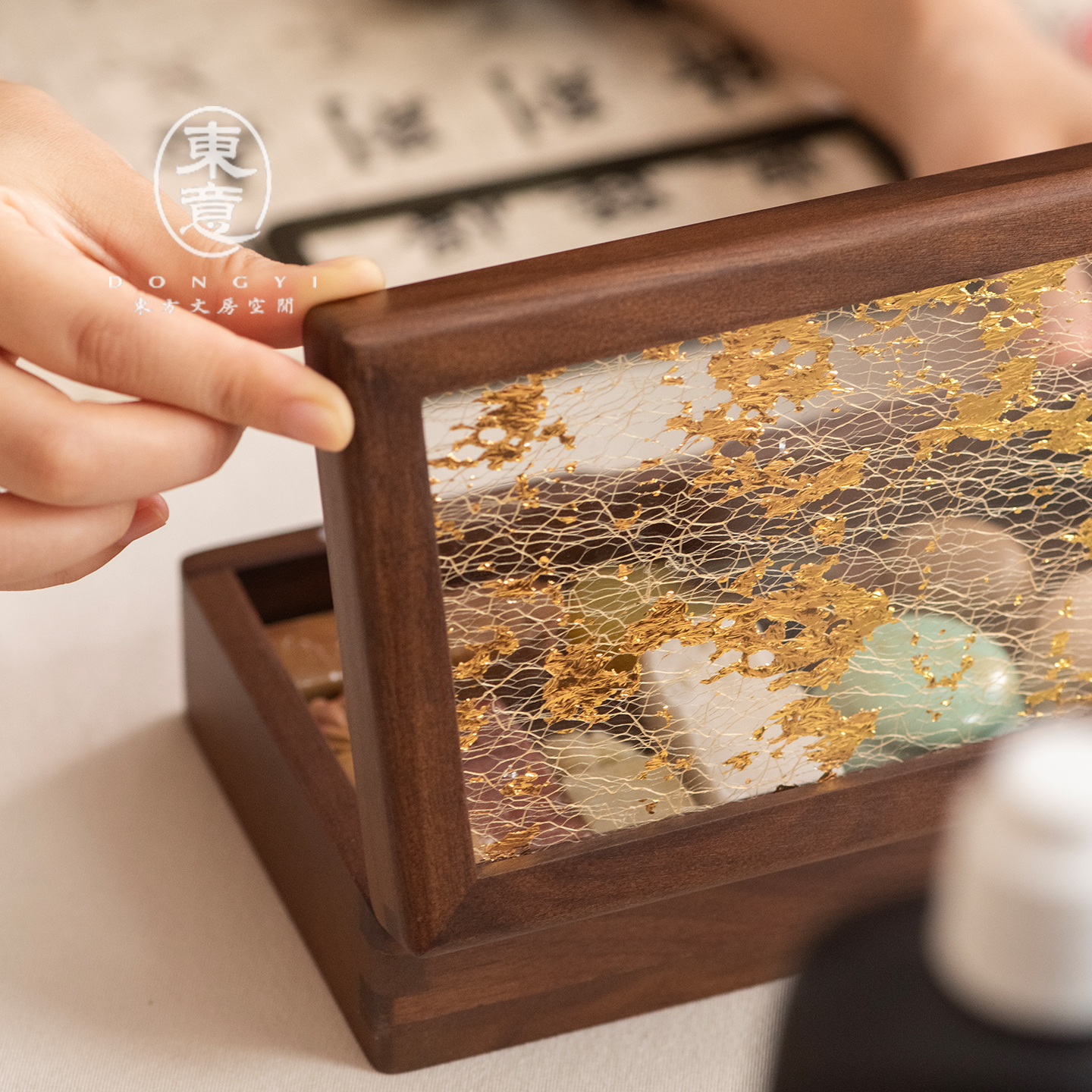 实木印鉴章收纳盒定制