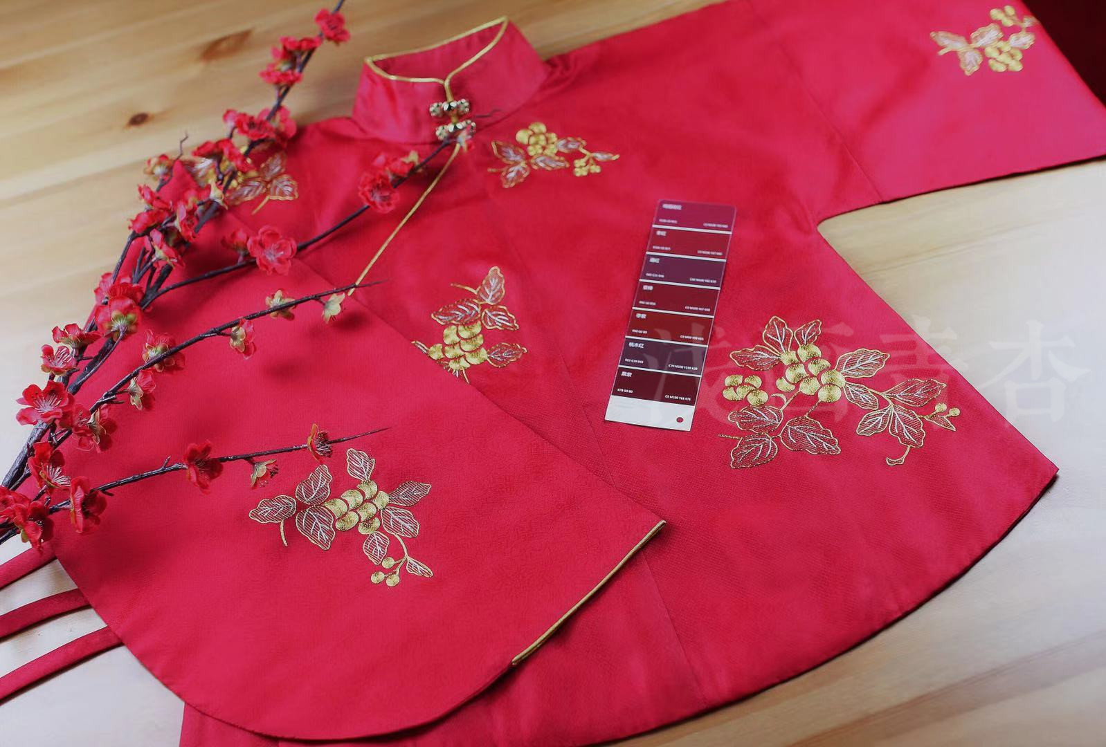 苏绣盘金绣 立领斜襟短袄,个性定制/设计服务/DIY,汉服定制/加工,淘宝优惠券,粉丝福利购,淘宝优惠卷