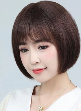 高温丝空气刘海大头皮bobo头波波头