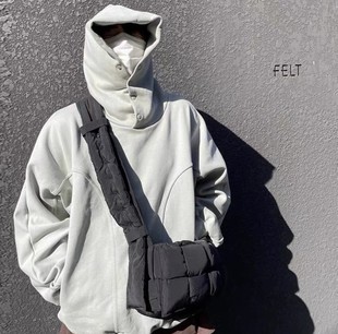 清仓GRAILZ LEARL春秋冬重磅小众高街排扣卫衣套头男vibe风连帽衫