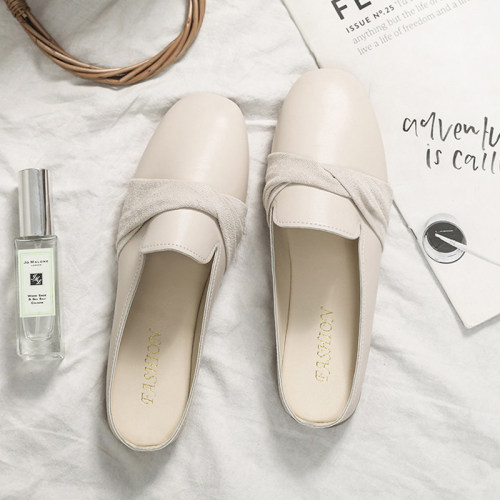 夏季新款穆勒包头百搭风半拖鞋