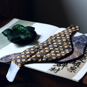 双姊妹中式 布艺原创香云纱护颈手工护领护颈小围脖假领保暖百搭