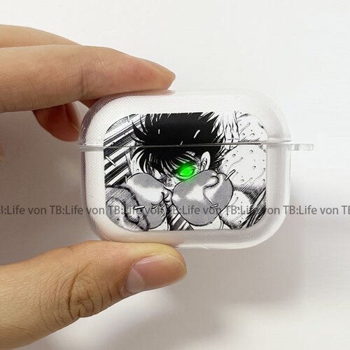 拳愿阿修罗对灯airpodspro3保护套苹果3蓝牙耳机套动漫Airpods Pro透明软壳4代降噪款对灯亮灯适用
