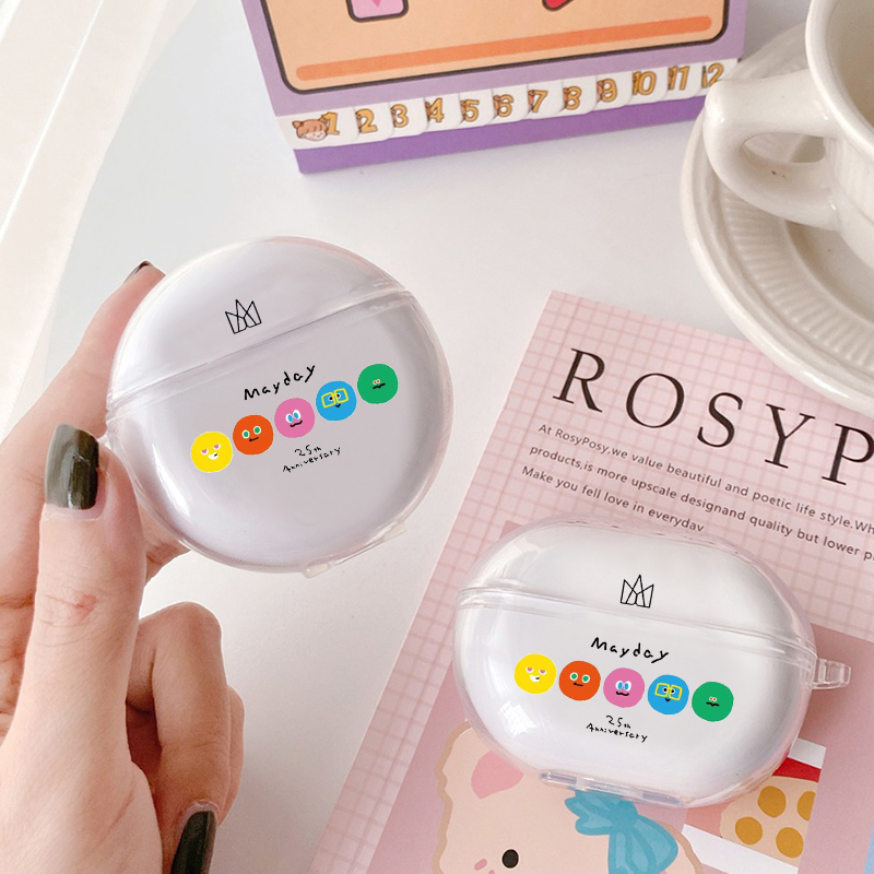 五月天标志适用华为freebuds7i保护套阿信透明软壳保护套卡通FreeClip耳夹4e耳机套无线蓝牙耳机保护套pro4