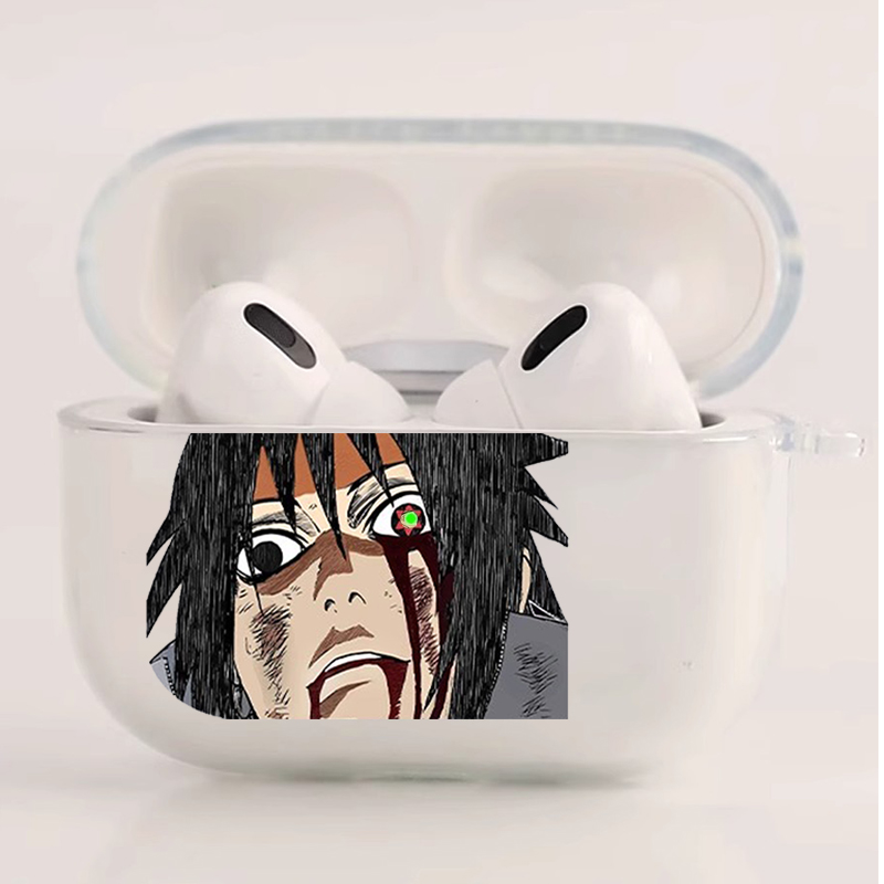 火影忍者天照佐助适用airpodspro3保护套苹果3蓝牙耳机套动漫1/2代透明软壳4代降噪款对灯亮灯