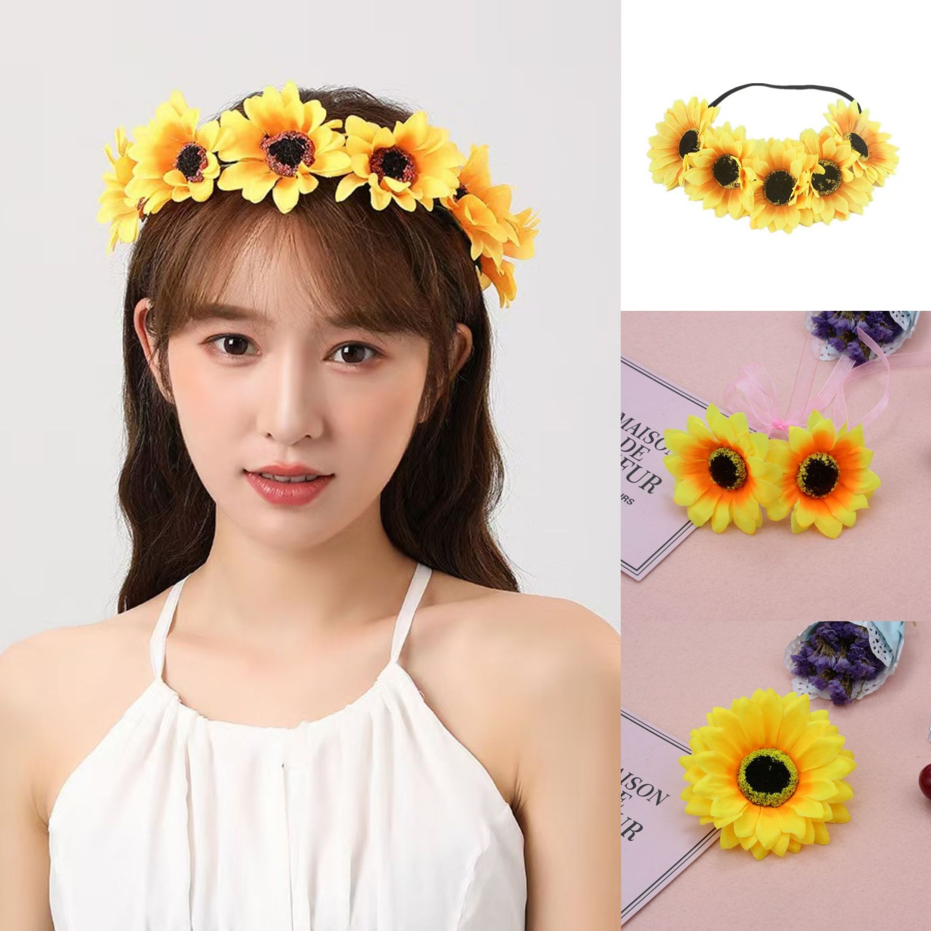 手环饰品DIY布热卖新娘手腕花