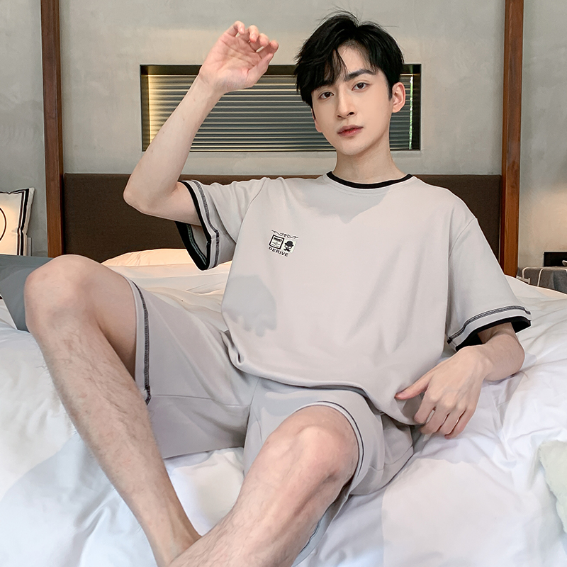 雅黛丽男士家居服舒适纯棉