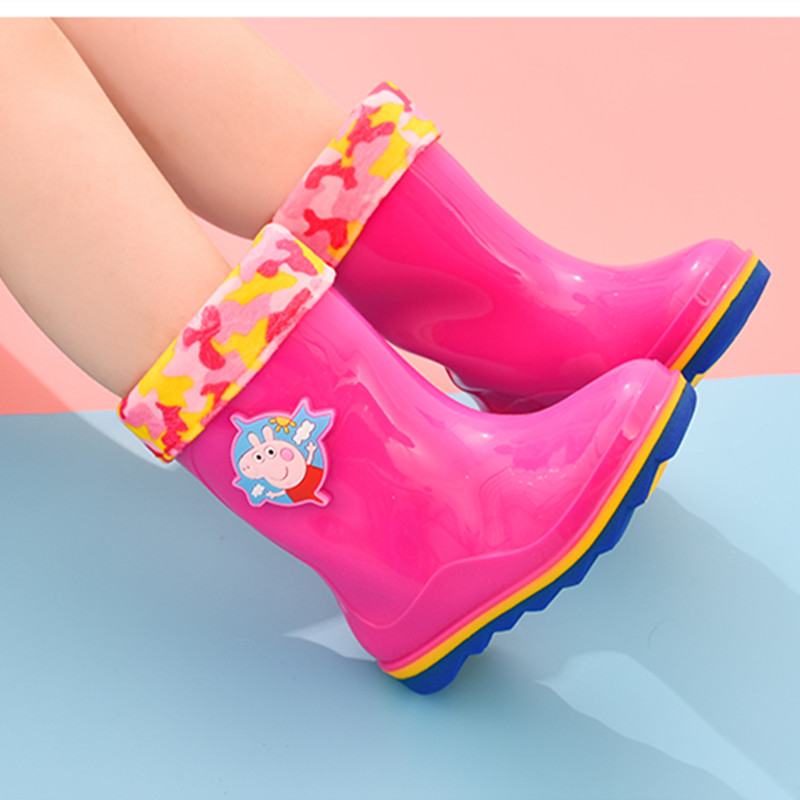 3-9 children Rain shoes non-slip girl Boots Plush Dual use Children Child baby Four seasons child Waterproof shoesin the Shoes/Baby Shoes/Parent-child shoes , Wellies  category - from Buy2taobao.com to provide professional Taobao agent buy service