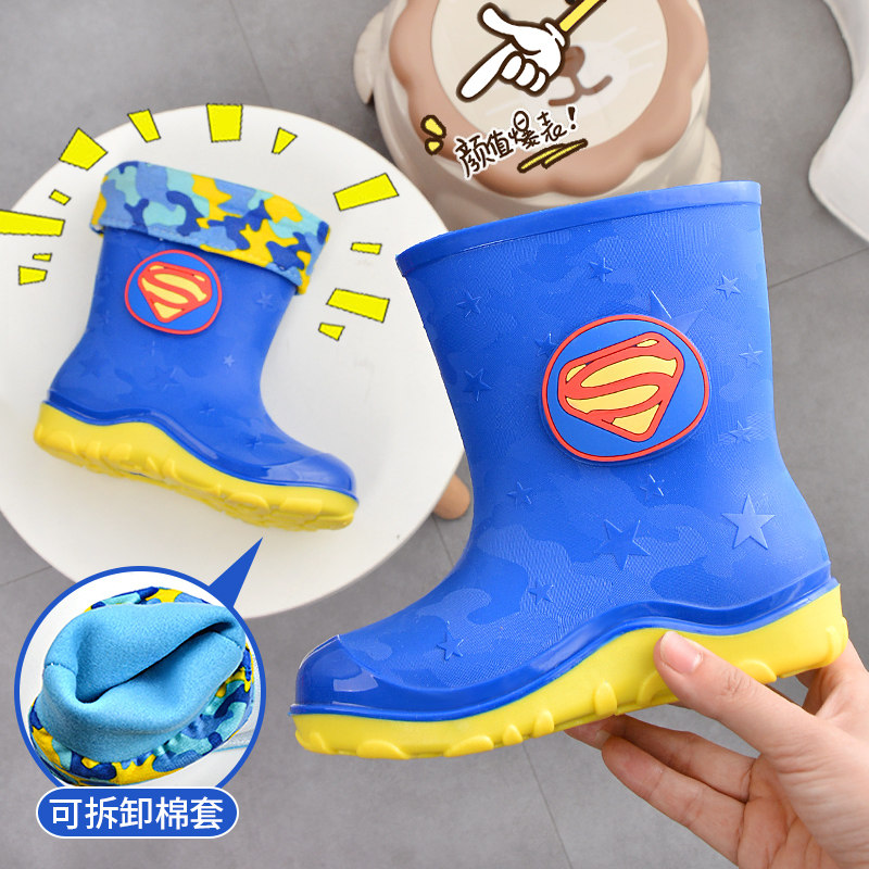 Children's boots Boy girl Plush keep warm non-slip Child Boots Dual use Cartoon winter studentin the Shoes/Baby Shoes/Parent-child shoes , Wellies  category - from Buy2taobao.com to provide professional Taobao agent buy service