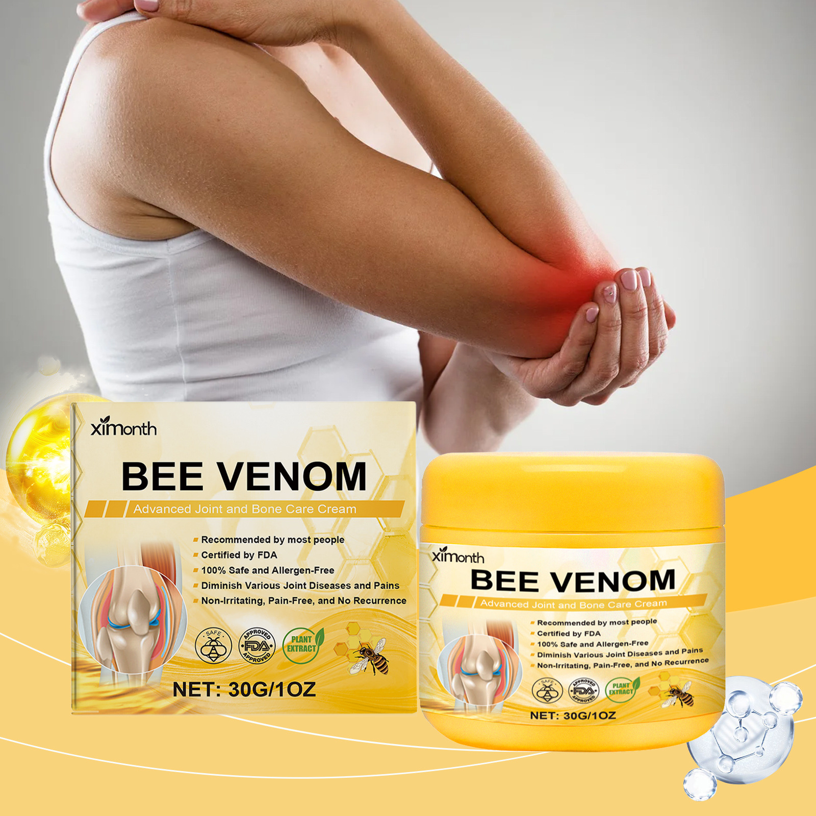 Joint Massage Repair Cream Gentle Nourishing Joints Lumbar S