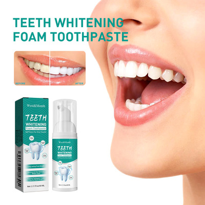 Foaming ToothpasteFreshBreath Whitening Toothpaste Teeth A