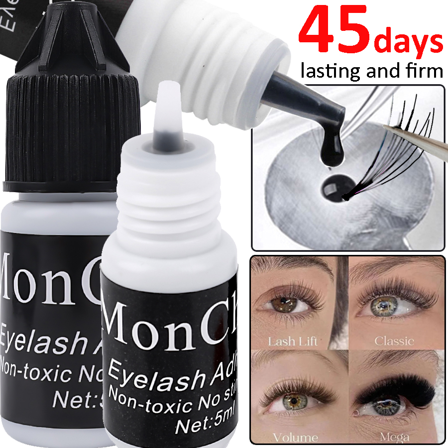 5ml Black Eyelash Extension Glue Waterproof Quick Drying Stu