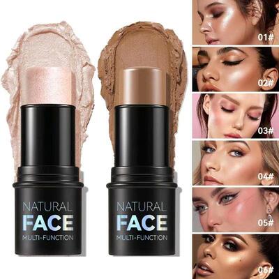 Waterproof Contouring Bronzer Highlighters Stick Glitter Sil