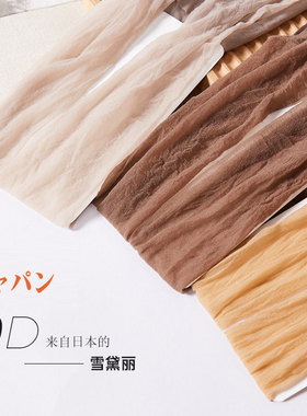 日本进口durgge雪黛丽连裤丝袜轻奢桑蚕丝真丝感超薄0D哑光连裤袜