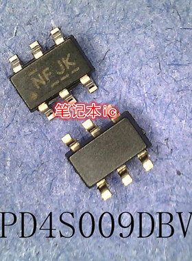 TPD4S009DBVR    TPD4S009   丝印:NF JK   NFJK    SOT23-6封装