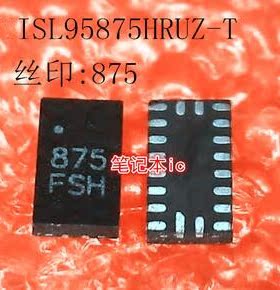 丝印875 ISL95875HRUZ-T ISL95875HRUZ ISL95875IRUZ  QFN  新的