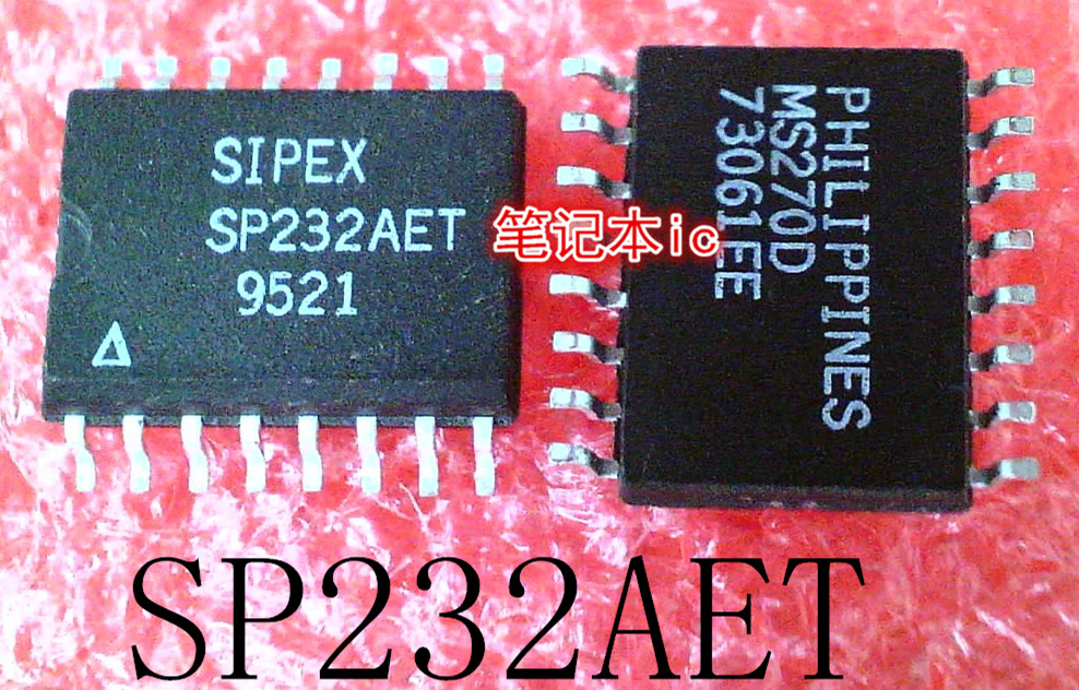 SP232AET    SP232ACT    SP232    SOP-16   新的 电子元器件市场 集成电路（IC） 原图主图