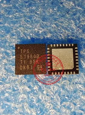 TPS51980BRTVR TPS51980BRTVT TPS51980B TPS519808 51980B  QFN