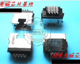 KK16 A53 X53 K53 B BY U LA-7322P PBL60主板网卡口