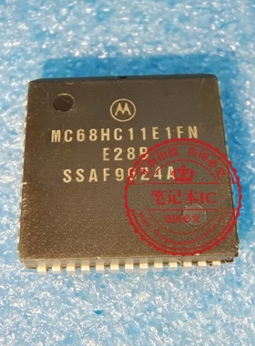 MC68HC11E1FN    MC68HC11EIFN    贴片PLCC52脚 微控制器芯片IC