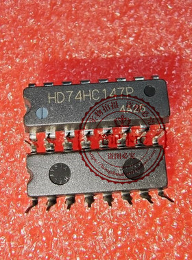 HD74HC147P     HD74HC147   SN74HC147N  DIP   新 一个起拍