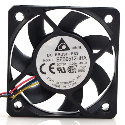原装台达 EFB0512HHA 5010 5cm 12V 0.2A 超薄服务器散热风扇