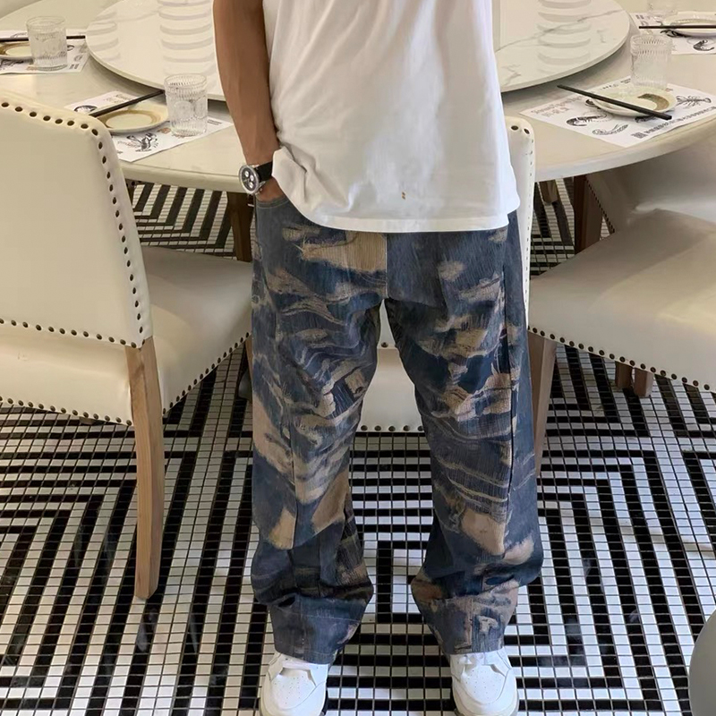 拉链长裤四季通用UC85牛数码印