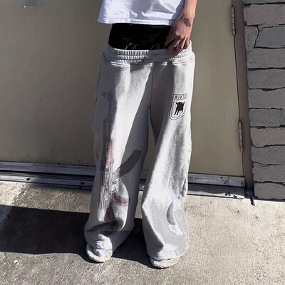 裤Y2k High Street European American Ins Street Folding Pants