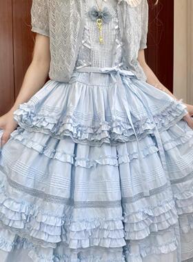 【现货】MonoGirl 小熊段段二团 PH风吊带背心 纯色全棉LOLITA