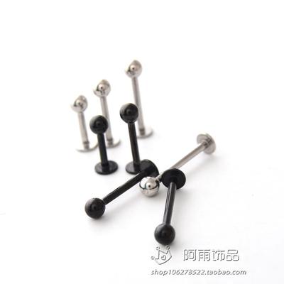 平底小耳钉钛钢简约无男女