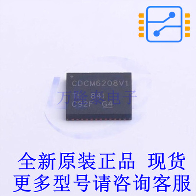 时钟发生器/频率合成器/PLL CDCM6208V1RGZT VQFN-48-EP(7x7) TI