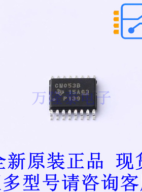模拟开关/多路复用器 CD4053BPWRG3 TSSOP-16 TI全新原装正品
