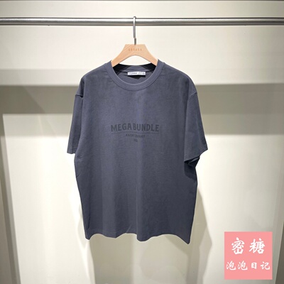 GRSAGA男士宽松字母短袖T恤