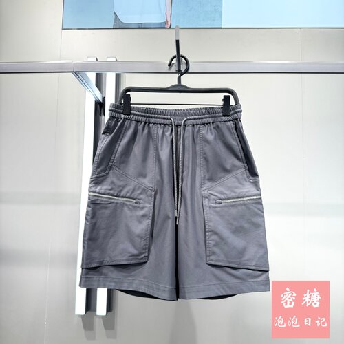 太平鸟男装夏季工装多口袋短裤