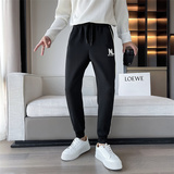 社会小伙秋季休闲裤男士修身潮流运动裤束脚卫裤男C203-6722-P68，男装休闲裤，电商C208