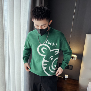 社会小伙秋冬季男士修身针织衫圆领休闲套头毛衣男C203-8844-P58图片
