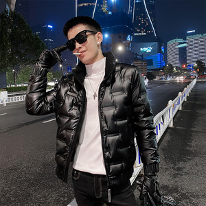 社会小伙冬季潮流短款羽绒服轻薄男士立领外套C203-5122P160控228，男装羽绒服，电商C208