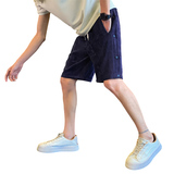 精神小伙夏季男士五分裤休闲宽松短裤直筒沙滩裤C208-6009-特P38，男装牛仔裤，电商C208