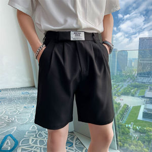 社会小伙夏季青年男生流行短裤休闲直筒纯色西裤DS-C203-6688-P58图片