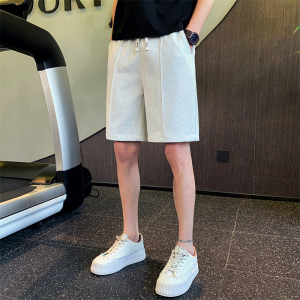 社会小伙夏季男士纯色短裤直筒五分裤休闲运动裤子C208-6755特P38图片
